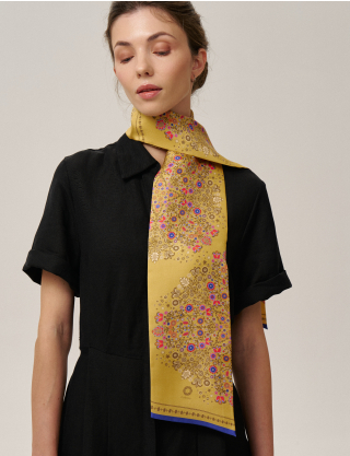 Картинка Шовковий шарф «Слобожанщина. Золоті жнива» 